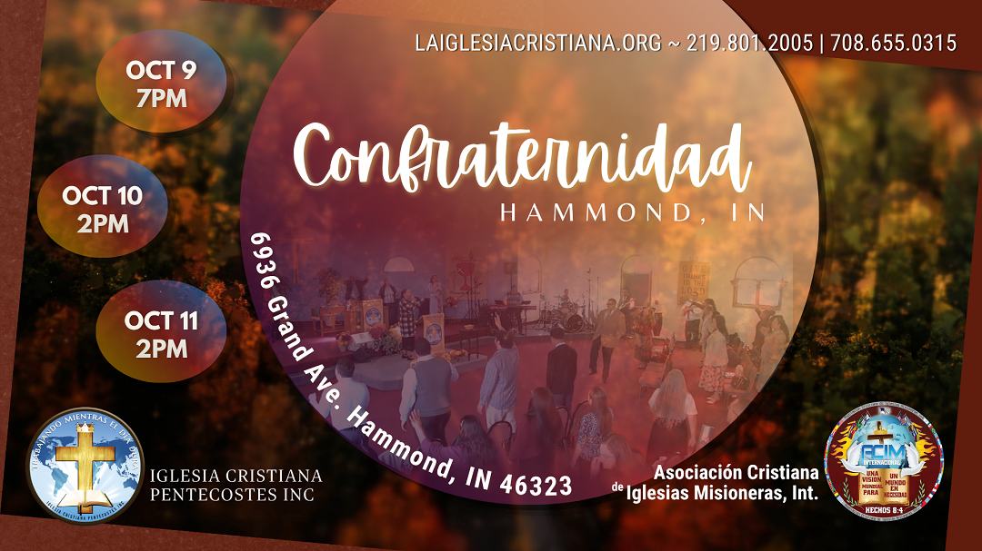 Gran Confraternidad 2026 - Octubre 9, 10 y 11